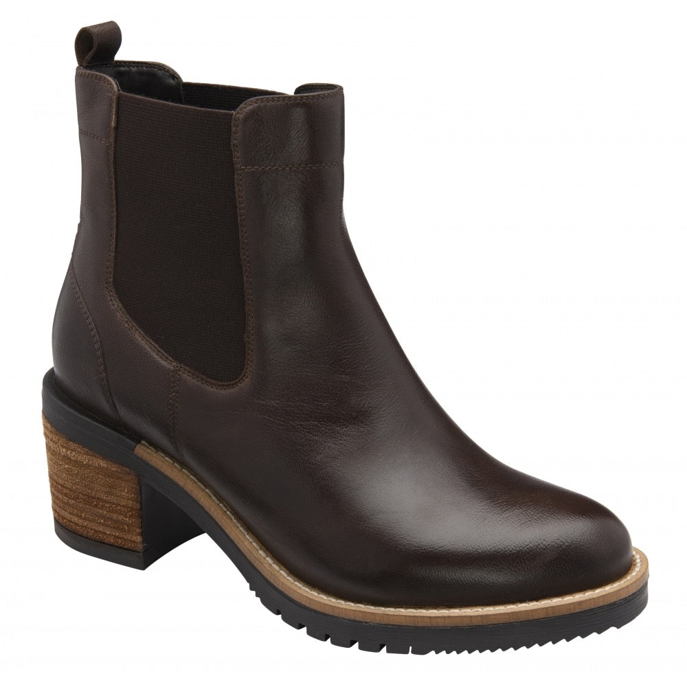 Ravel Bray Leather Boot - Coffee