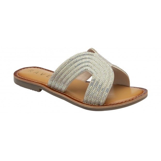 Ravel Wiske Diamond Sandals - Silver