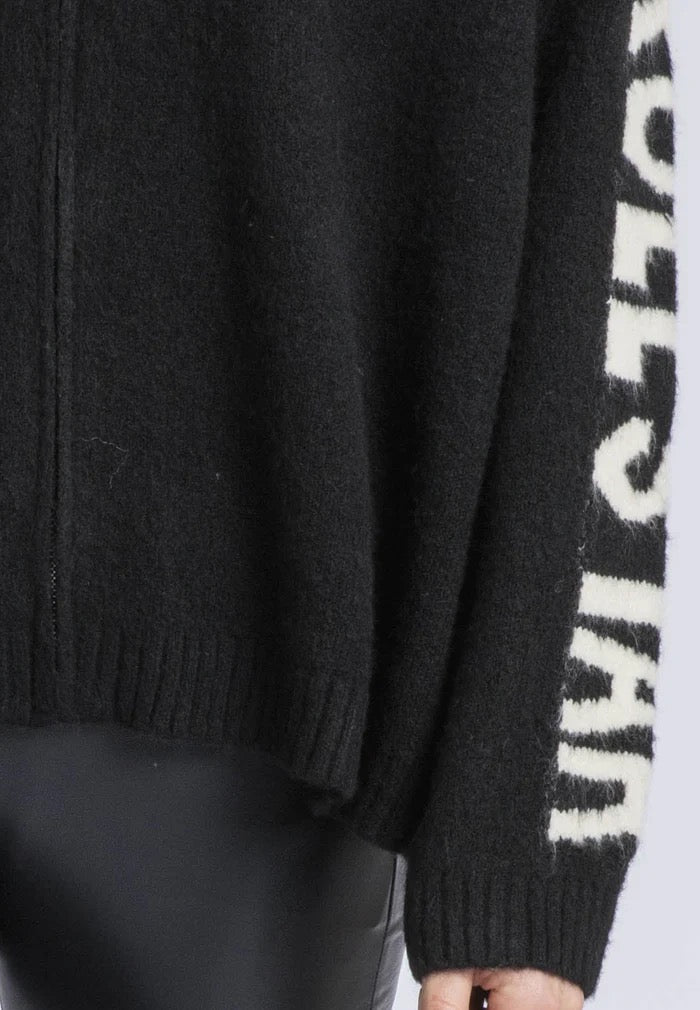 Religion Phoebe "Rock & Roll Star" Cardigan - black