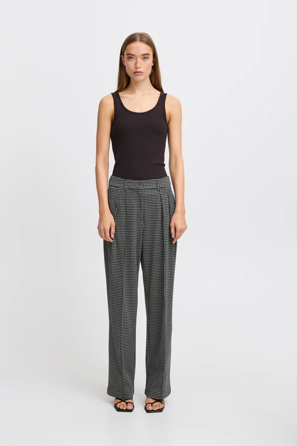 ICHI Kate Hounds Tooth Trouser