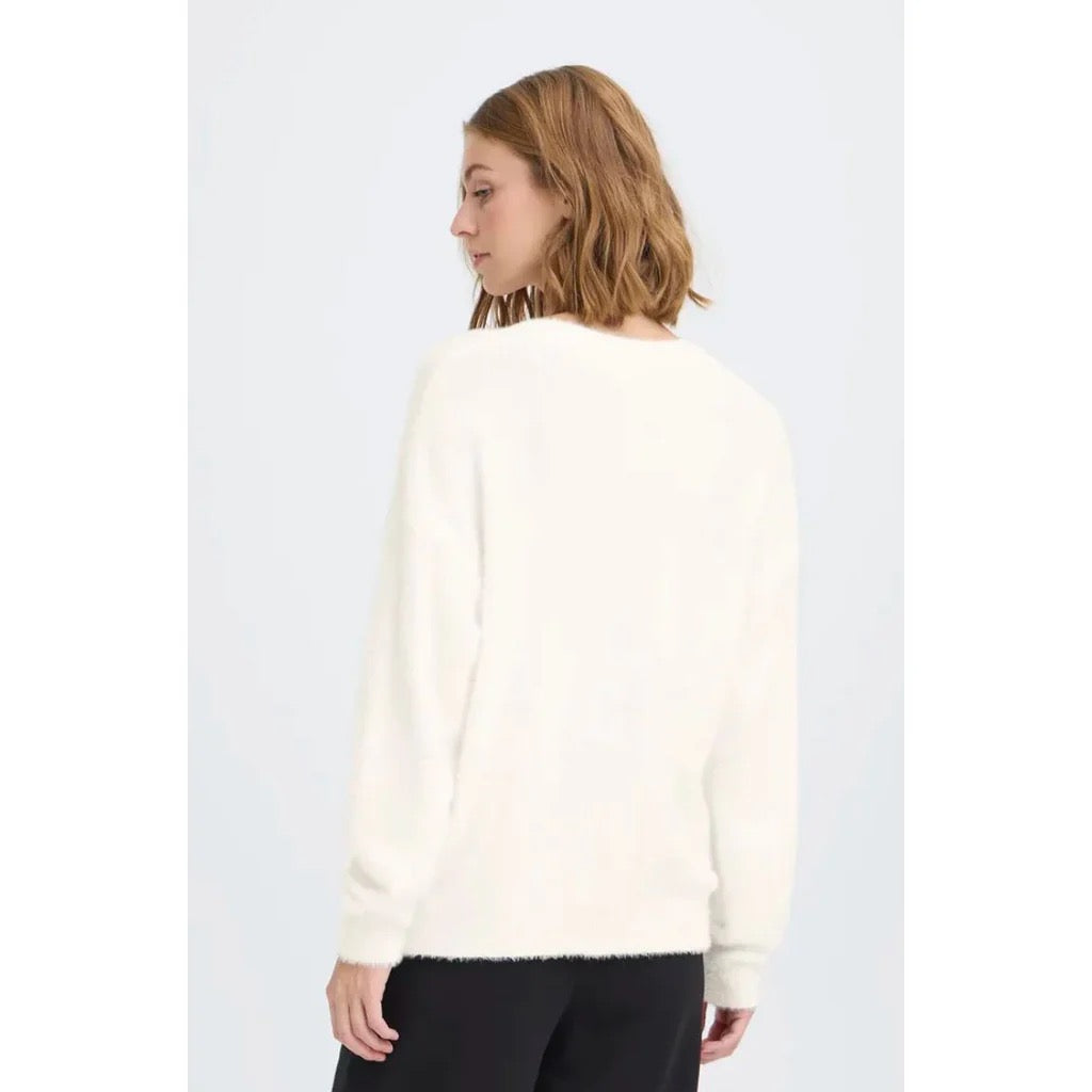 ICHI Brula Cardigan - Off White