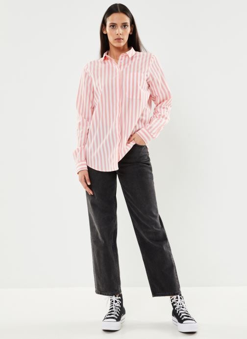 ICHI Asilo Striped Shirt Pink