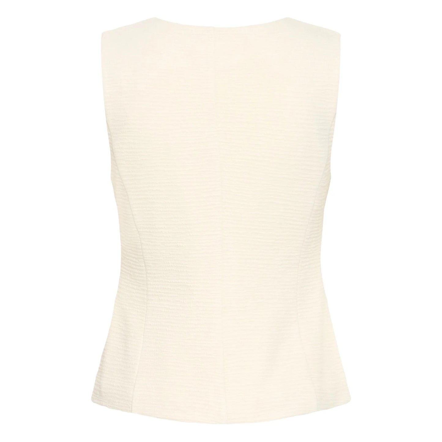 ICHI Kate Lumina Waistcoat - Almond Milk
