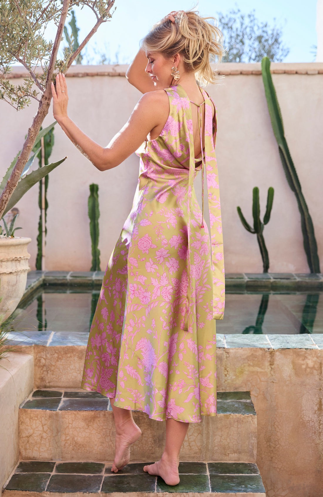 Hope & Ivy The Inas - Green/Pink