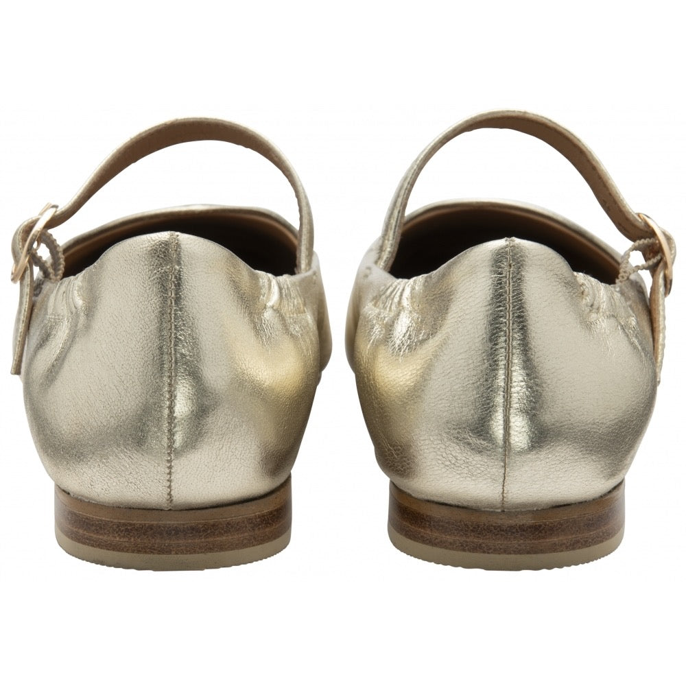 Ravel Lanton Leather Shoe - Gold