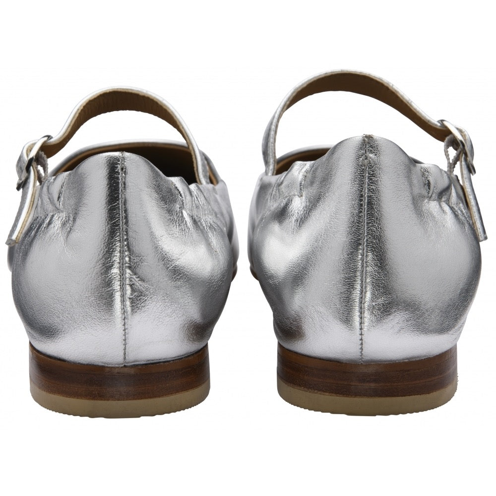 Ravel Lanton Leather Shoe - Silver