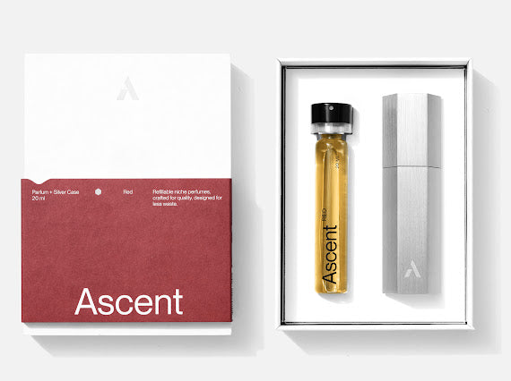 Ascent Starter Pack Case with Perfume - Red