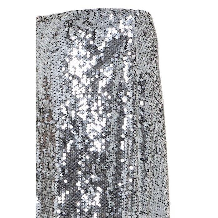ICHI Princa Sequin Maxi Skirt - Silver/Grey