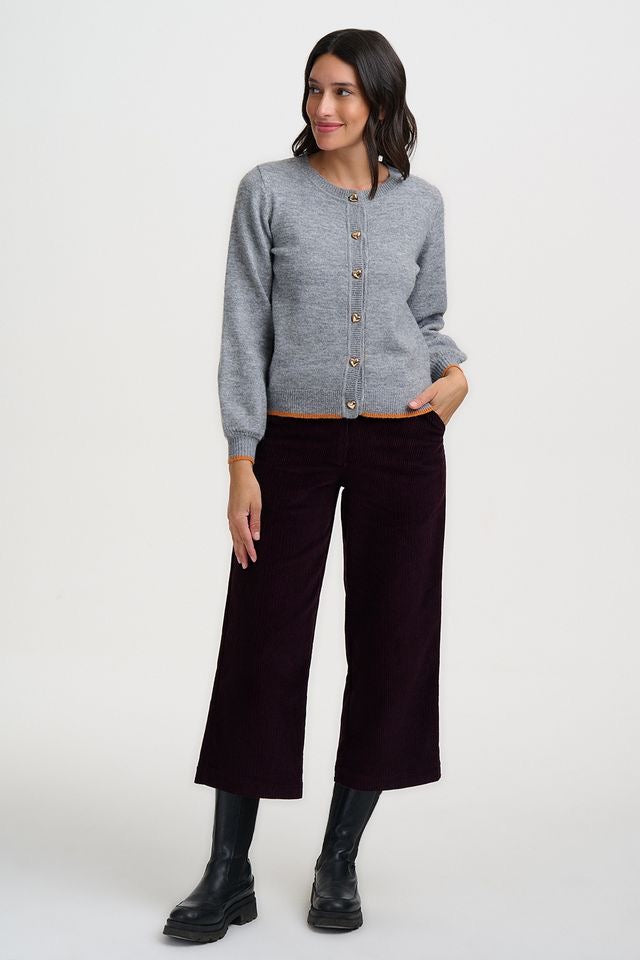 Sugarhill Brighton Glinda Cardigan - Grey Marl