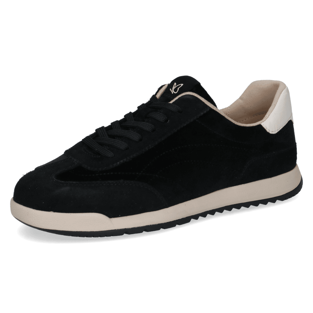 COMING SOON Caprice Velvet Trainer - Black