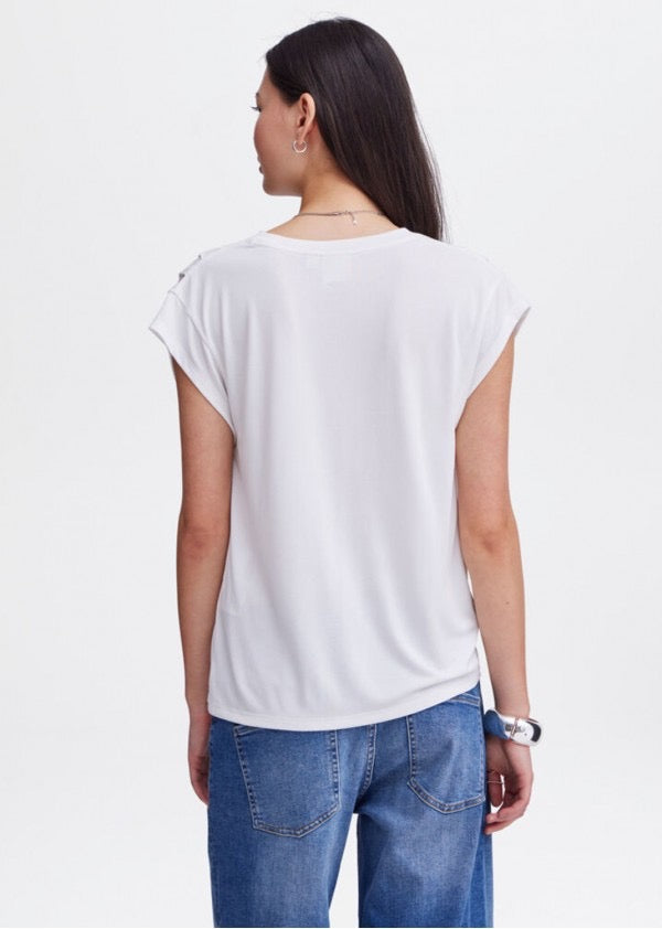 ICHI Lisken T-Shirt - White