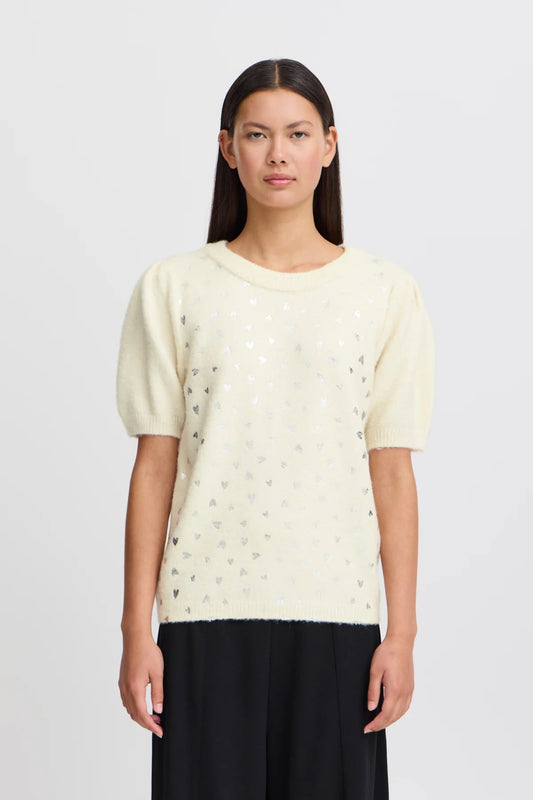 ICHI Cream Corinne Jumper