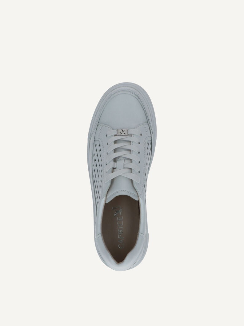 *NEW* Caprice White Laser Cut Leather Trainers