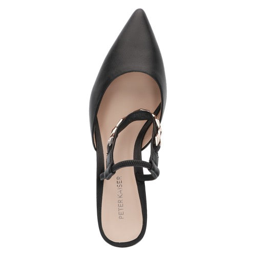 Peter Kaiser Leather Slingback Heel - Black