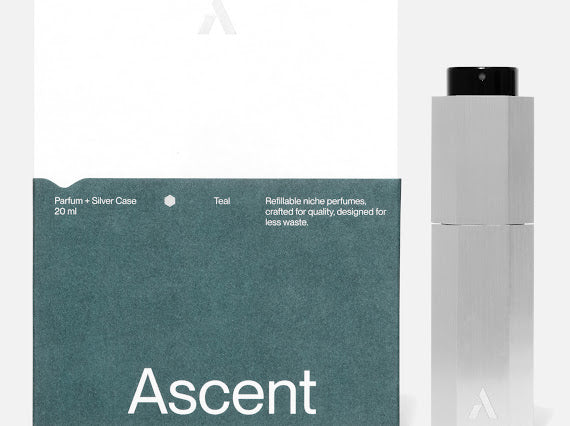 Ascent Starter Pack Case with Perfume - Teal