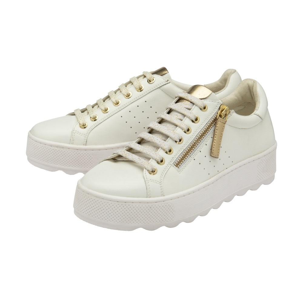 Ravel Calton Leather Trainer White