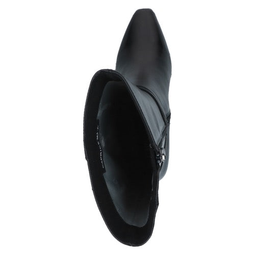 COMING SOON Caprice Leather Knee-High Boots - Black