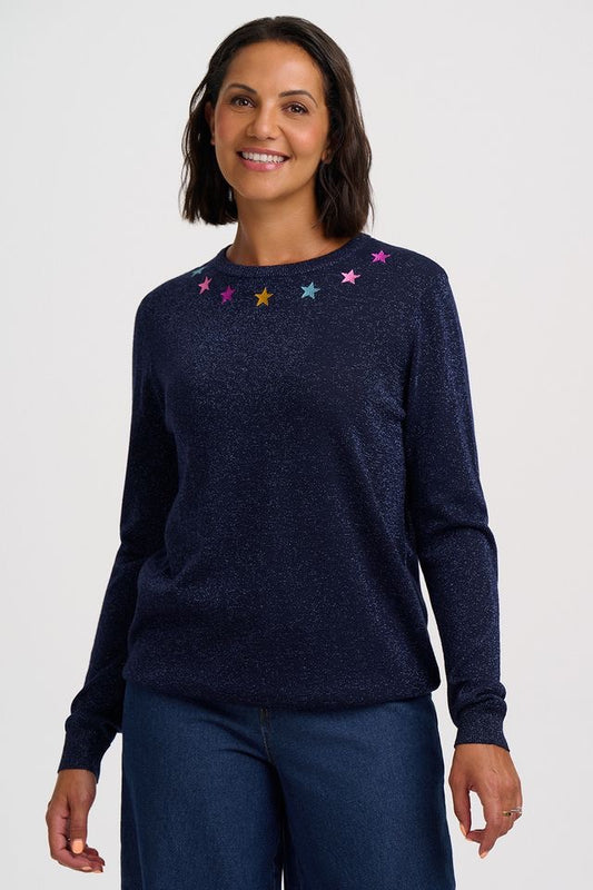 Sugarhill Brighton Astrid Jumper - Navy
