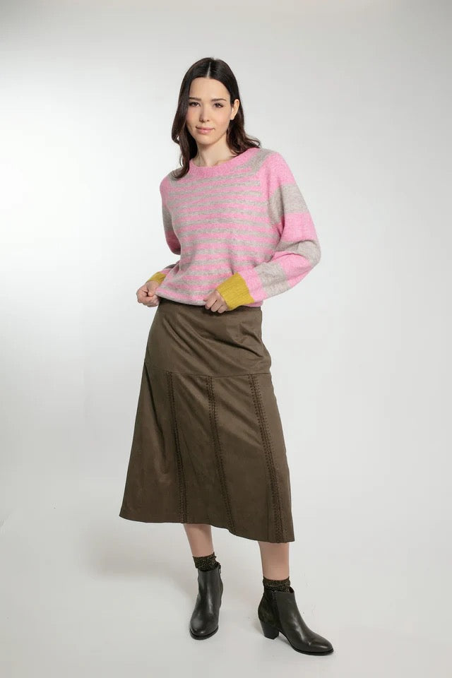 Nooki Cynthia Jumper in Pink Mix