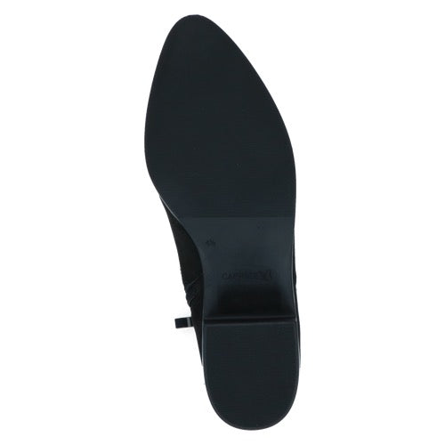 COMING SOON Caprice Nubuck Ankle Boots - Black