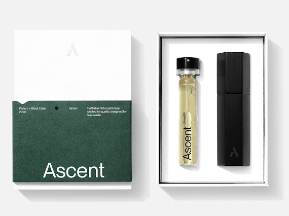 Ascent Starter Pack Case with Perfume - Green