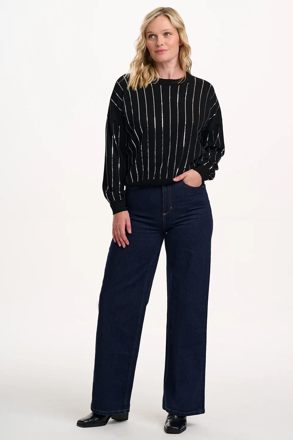 Suagrhill Brighton Anjali Sequin Knit - Black
