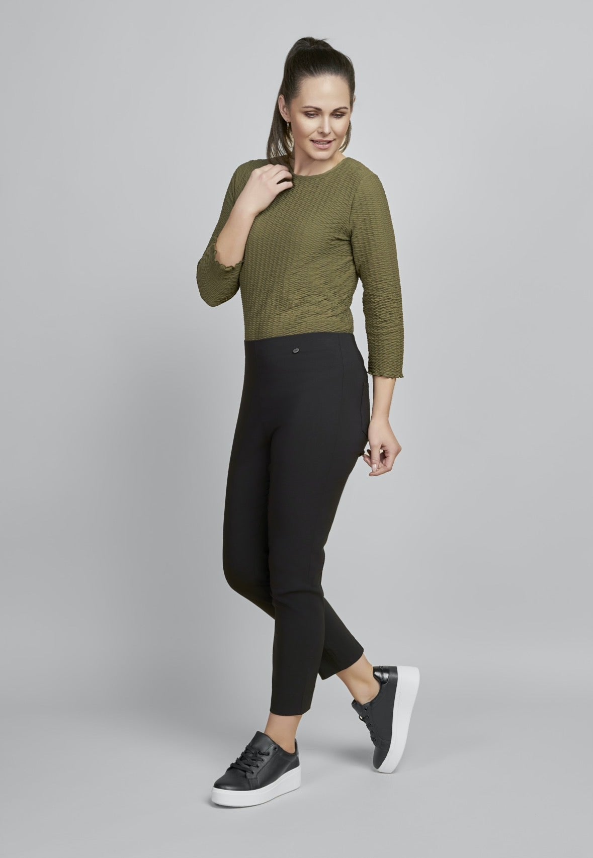 PINNS Slim Leg Ankle Grazer - Black