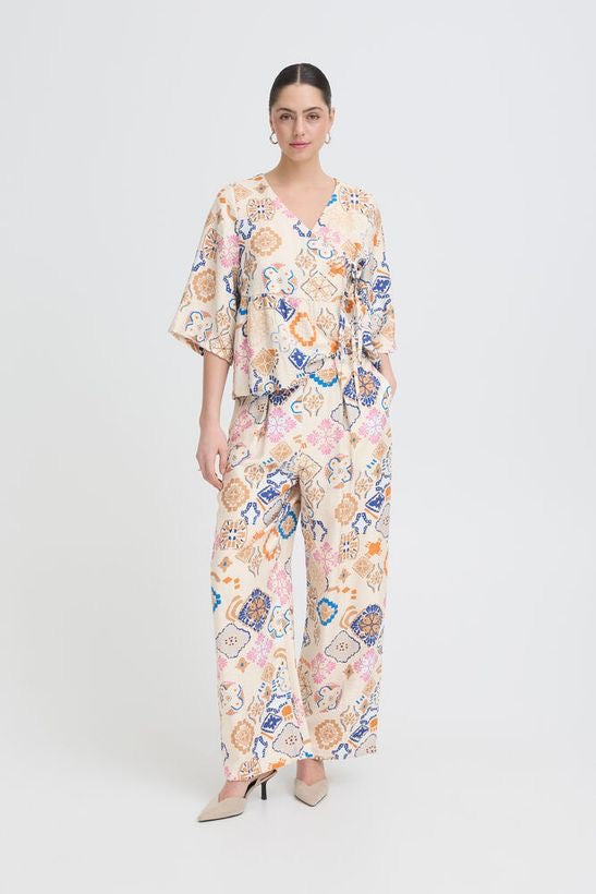 ICHI Lancie Trousers - Multi