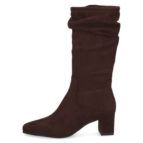 *COMING SOON* Caprice Faux Suede Vegan Knee-High Boot – Chocolate Brown