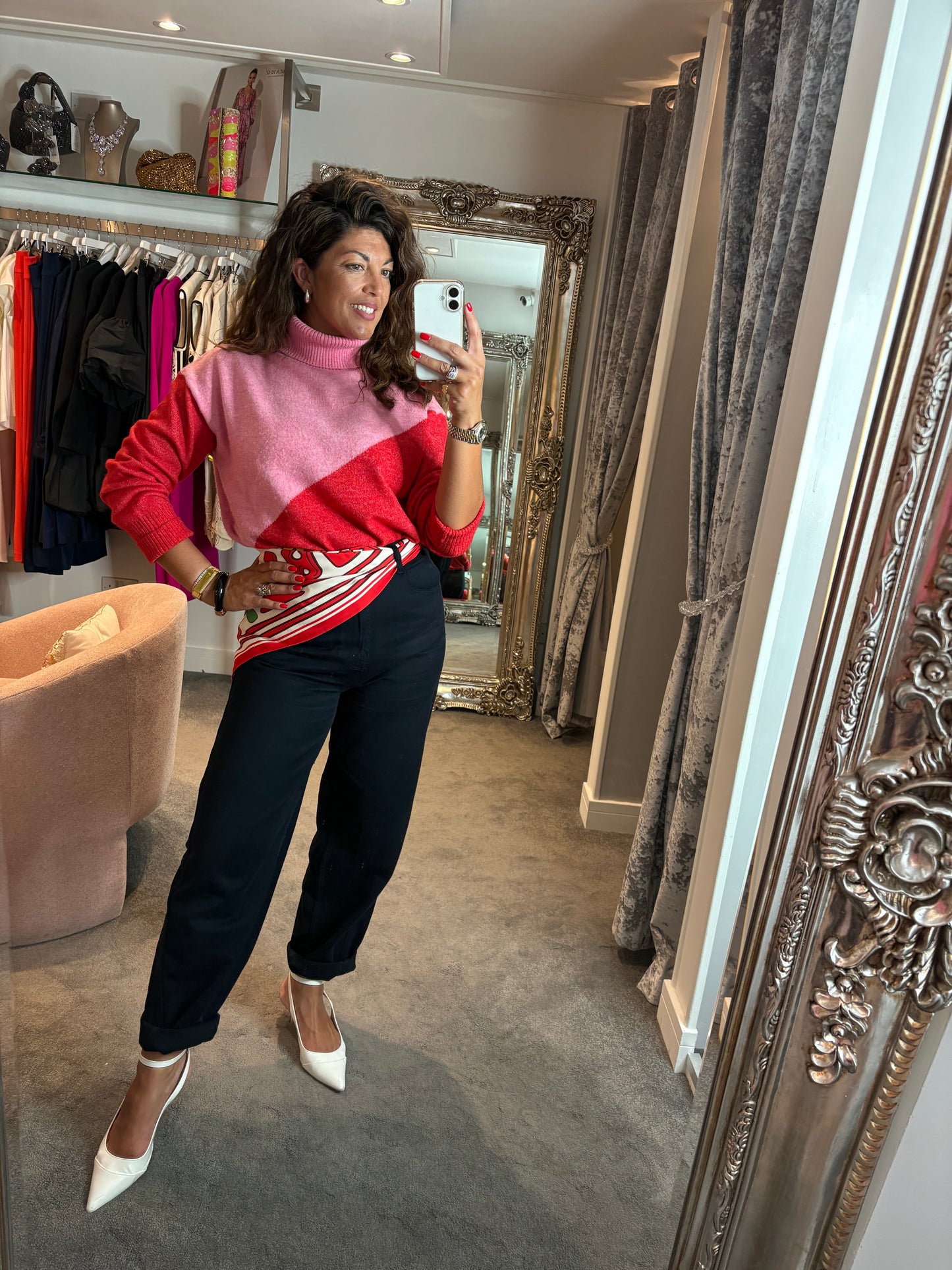 Sugarhill Winona Jumper - Pink/Red