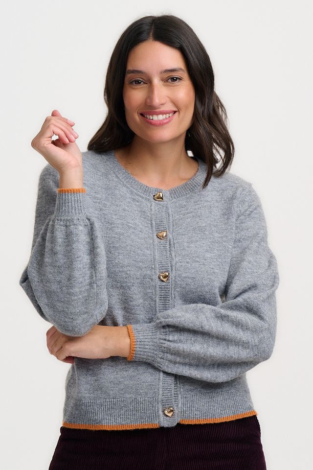 Sugarhill Brighton Glinda Cardigan - Grey Marl