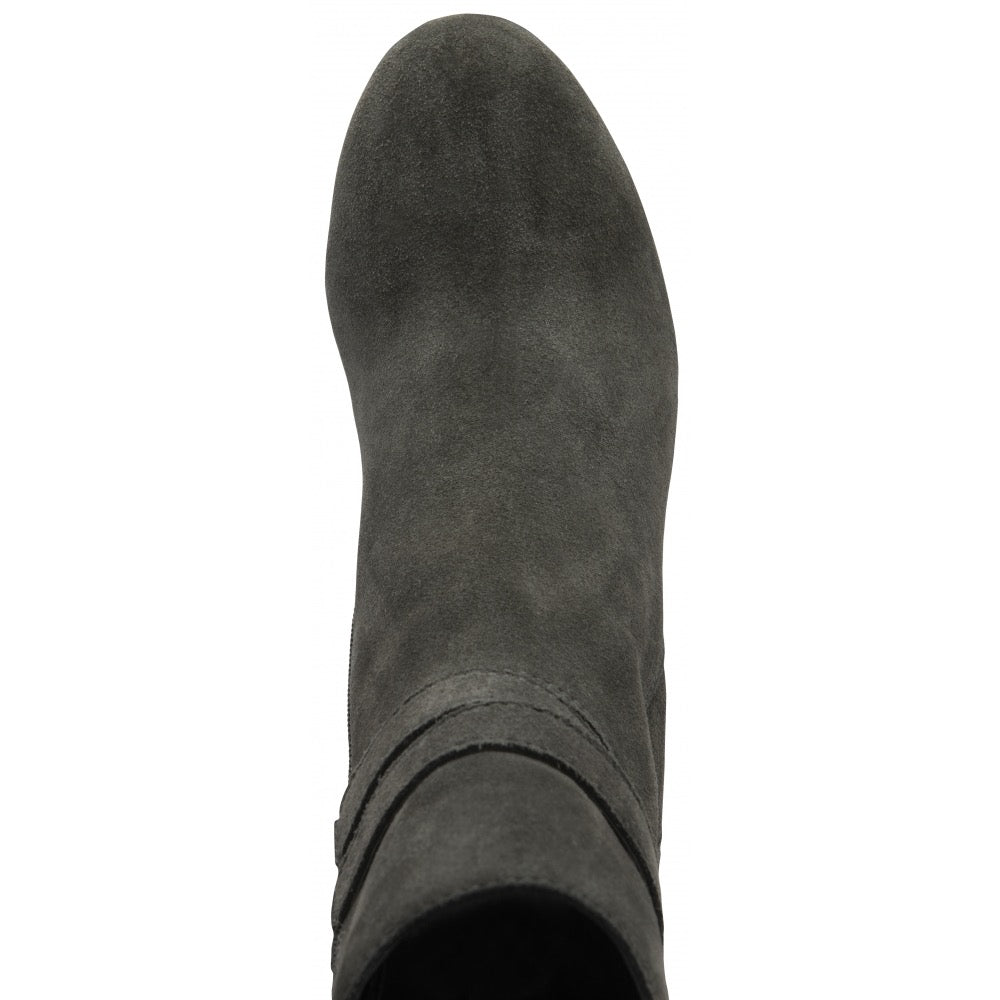 Ravel Suede Alder Heeled Ankle Boots - Greyh