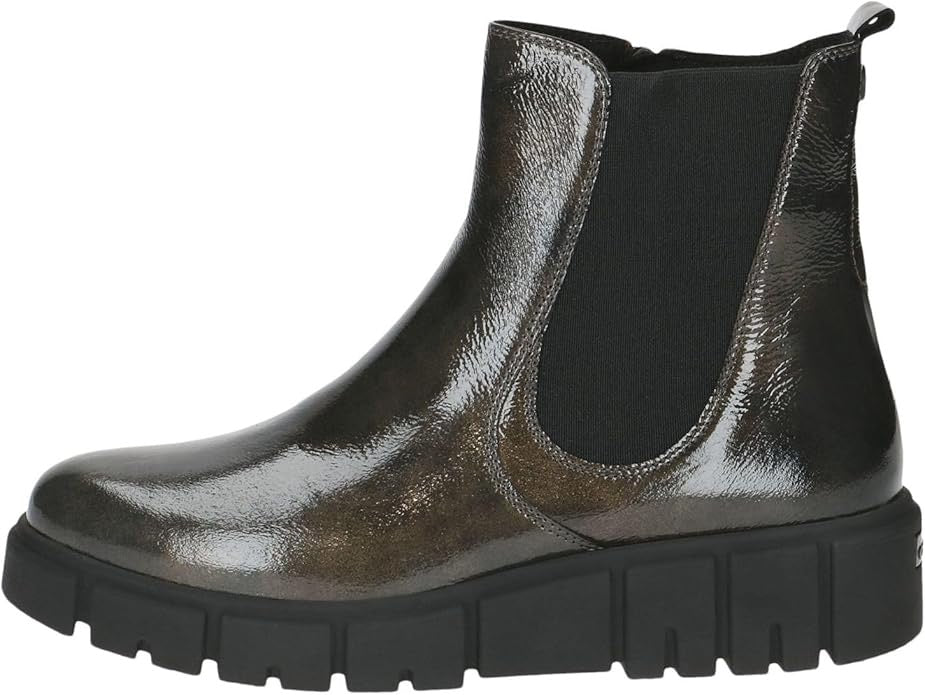 Caprice Rust Leather Chelsea Boot