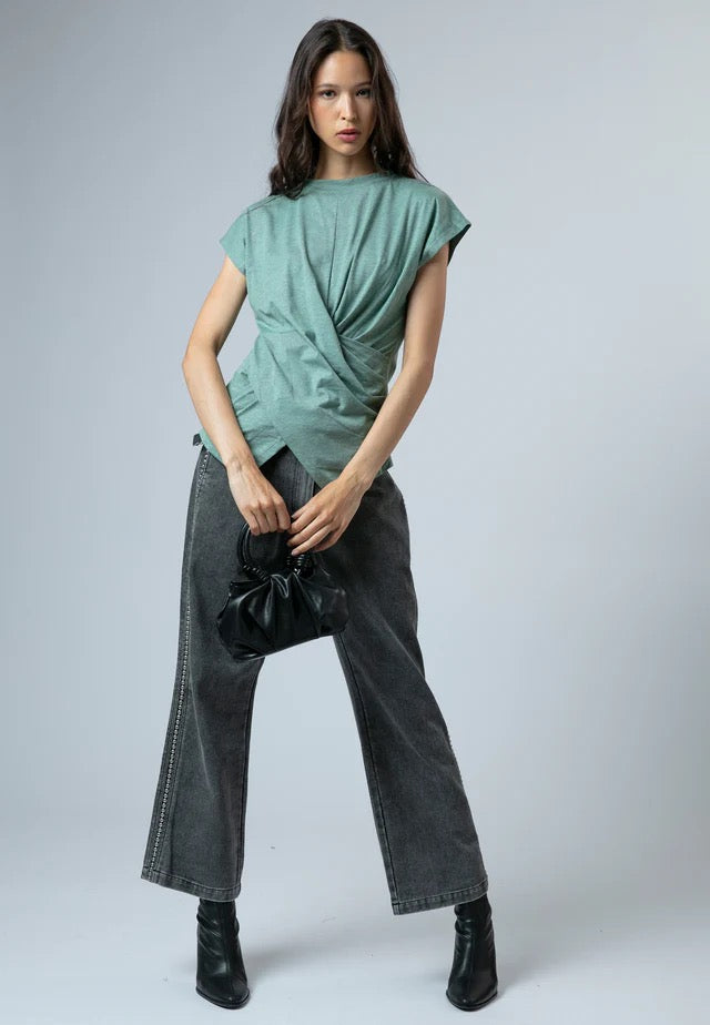 Religion Time T-Shirt - Granite Green