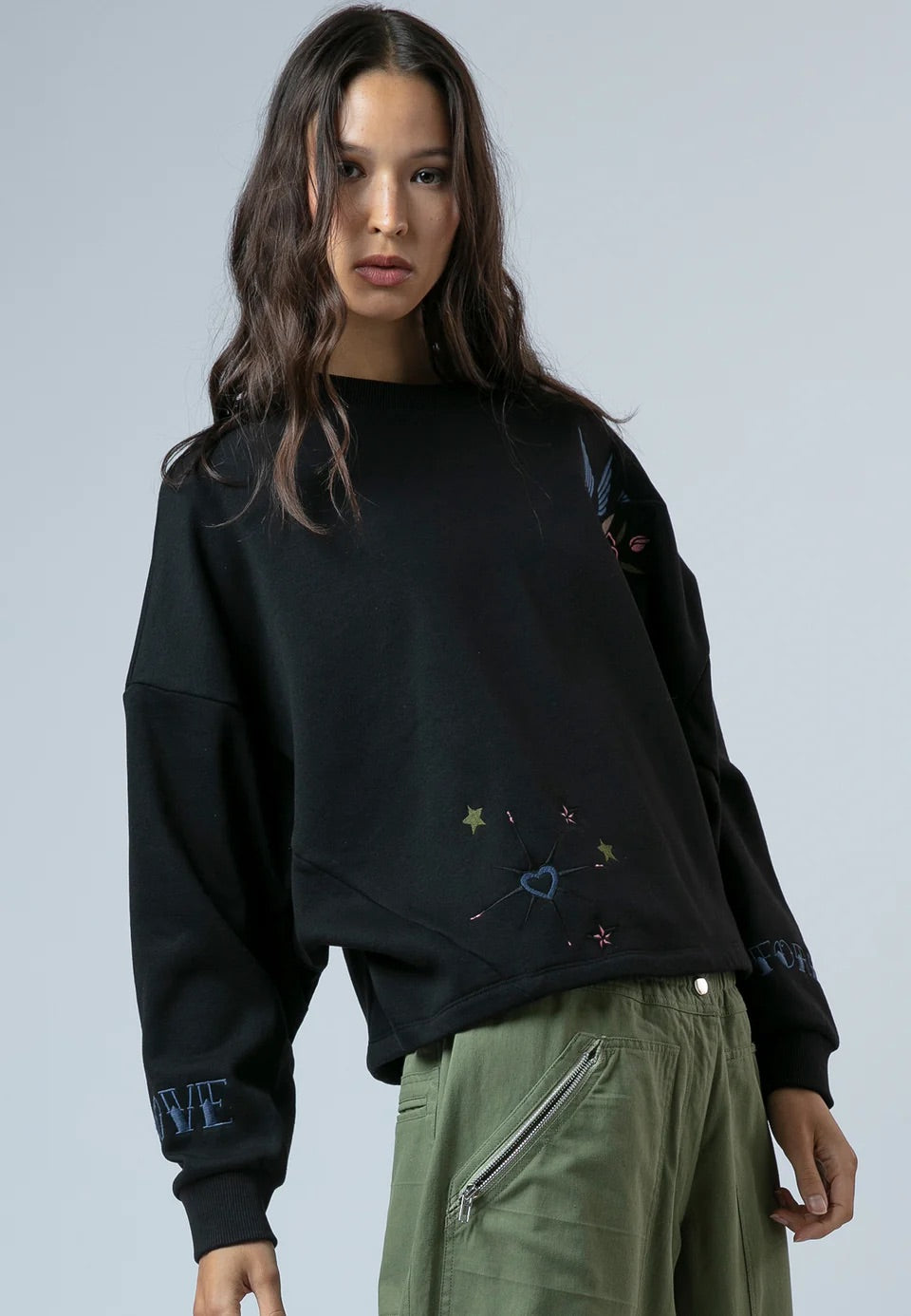 Religion Love Sweater - Black/Multi