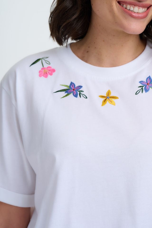 Sugarhill Brighton Celia Boxy T-Shirt - White