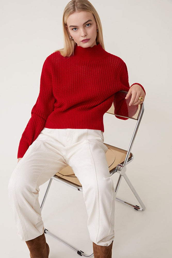 Suncoo Paris Peracle Red Knit Jumper