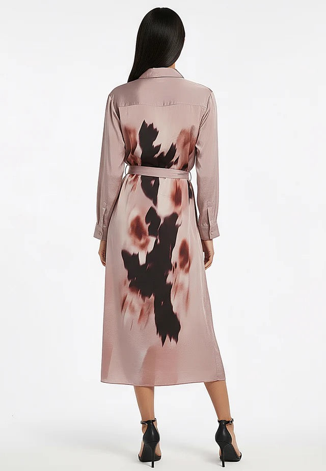 Religion Tory Shirt Dress - Blush