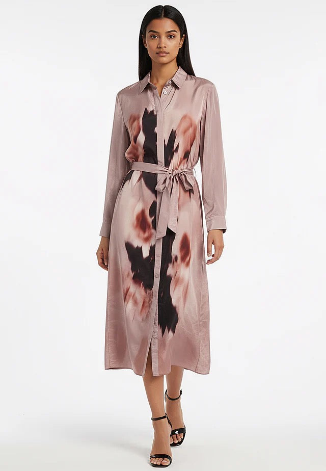 Religion Tory Shirt Dress - Blush