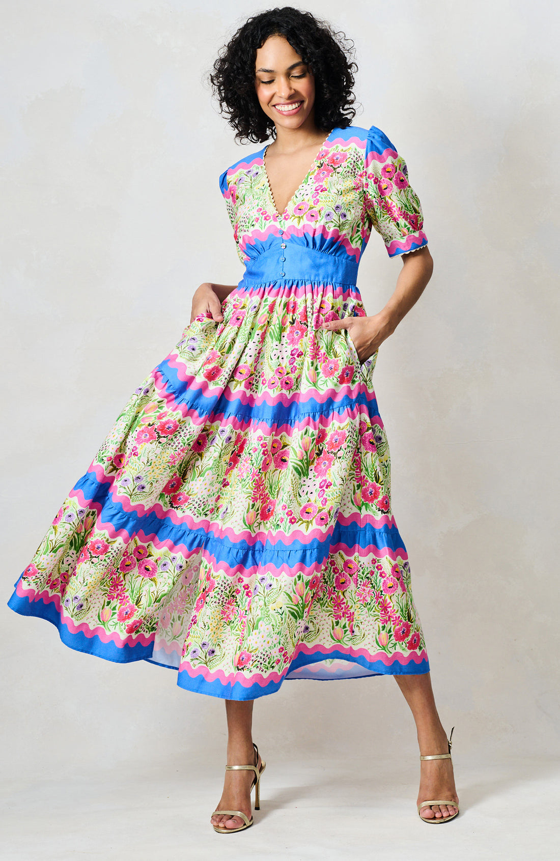 Hope & Ivy Jo Tea Dress