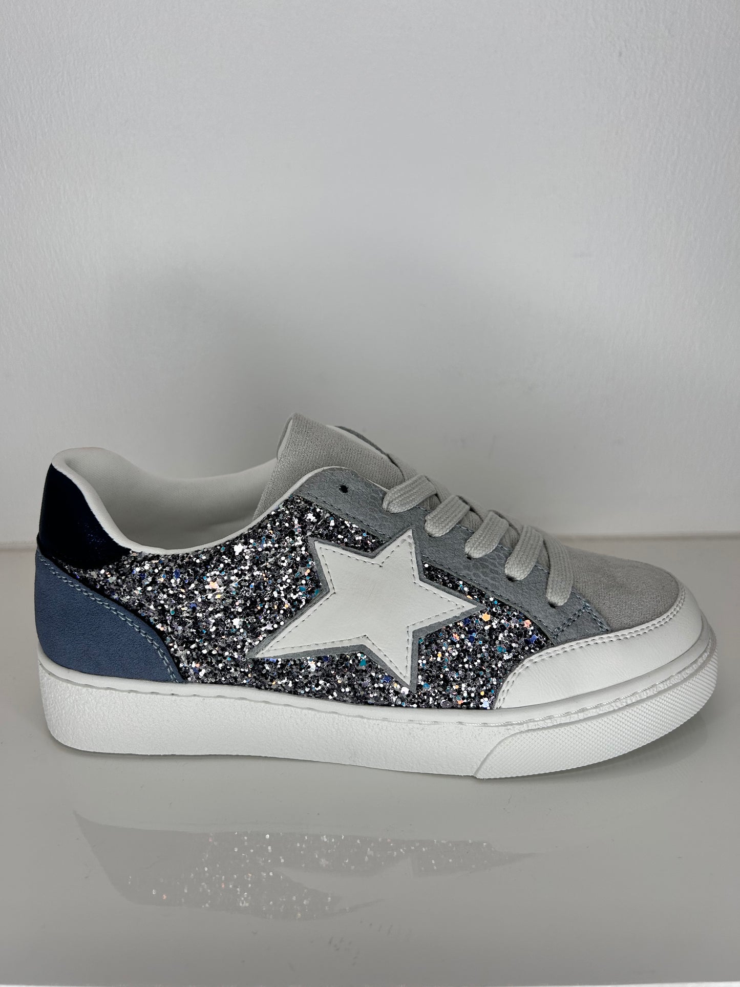 Findlay Star Trainer - Navy Sparkle/White Star