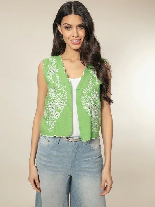 Nooki ISABEL GILET - GREEN
