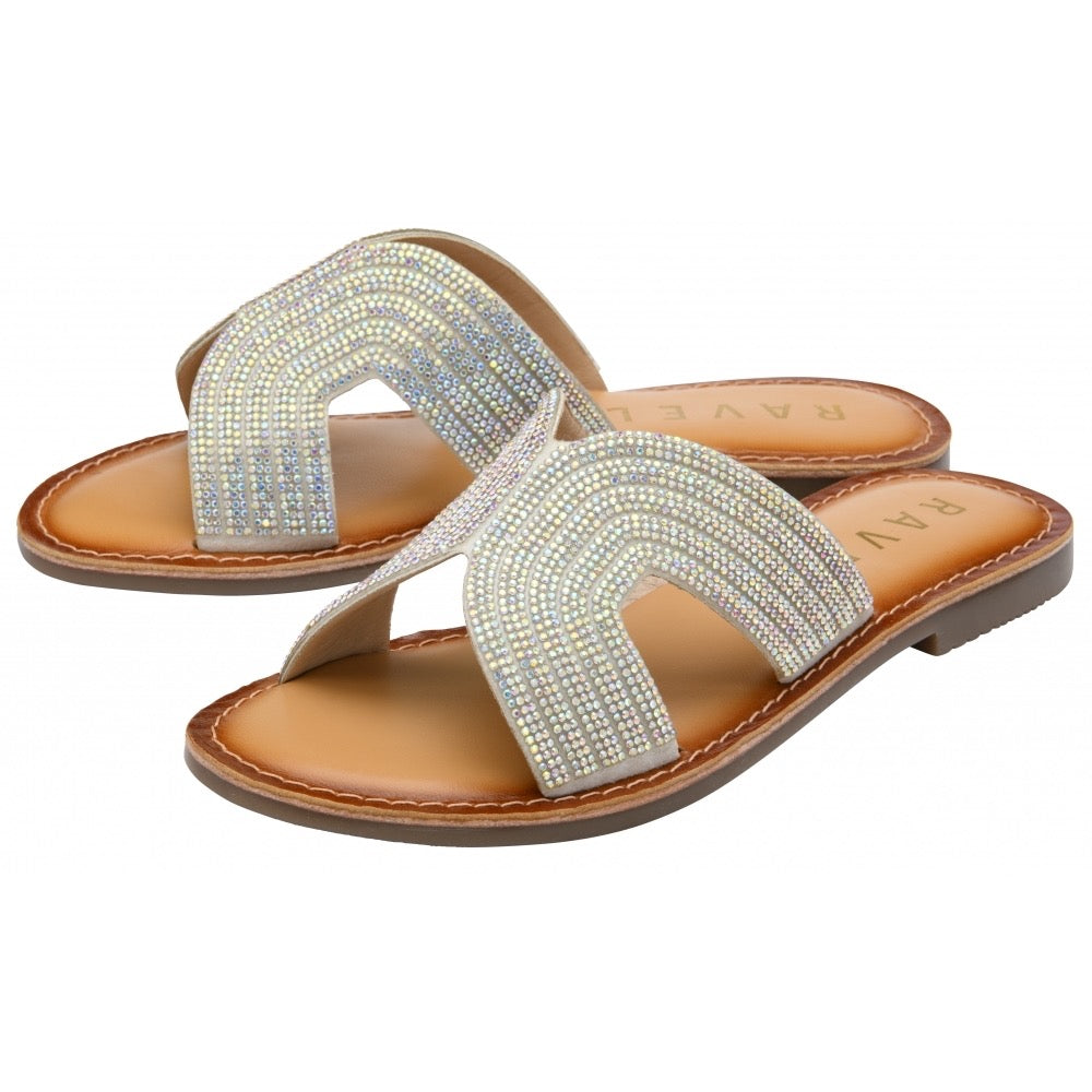 Ravel Wiske Diamond Sandals - Silver