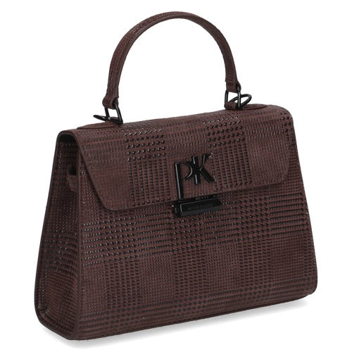*COMING SOON* Peter Kaiser Textured Suede Handbag - Chocolate Brown