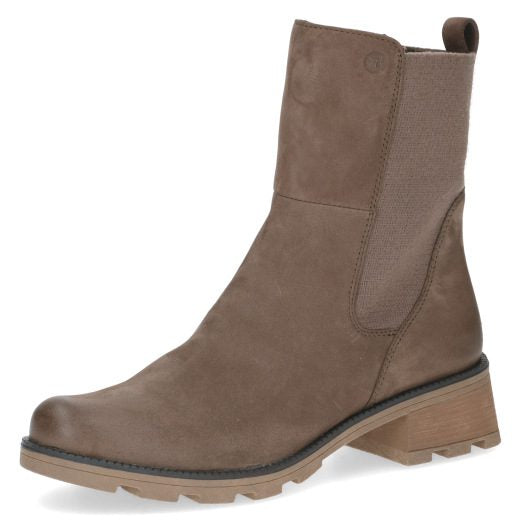 Caprice Taupe Nubuck Ankle Boot