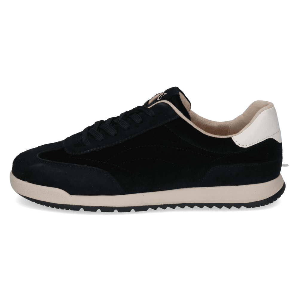 COMING SOON Caprice Velvet Trainer - Black