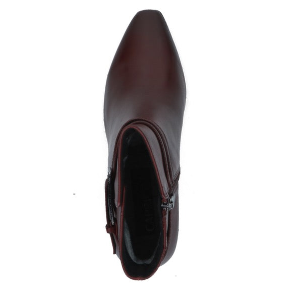 *COMING SOON* Caprice Leather Ankle Boots - Bordeaux