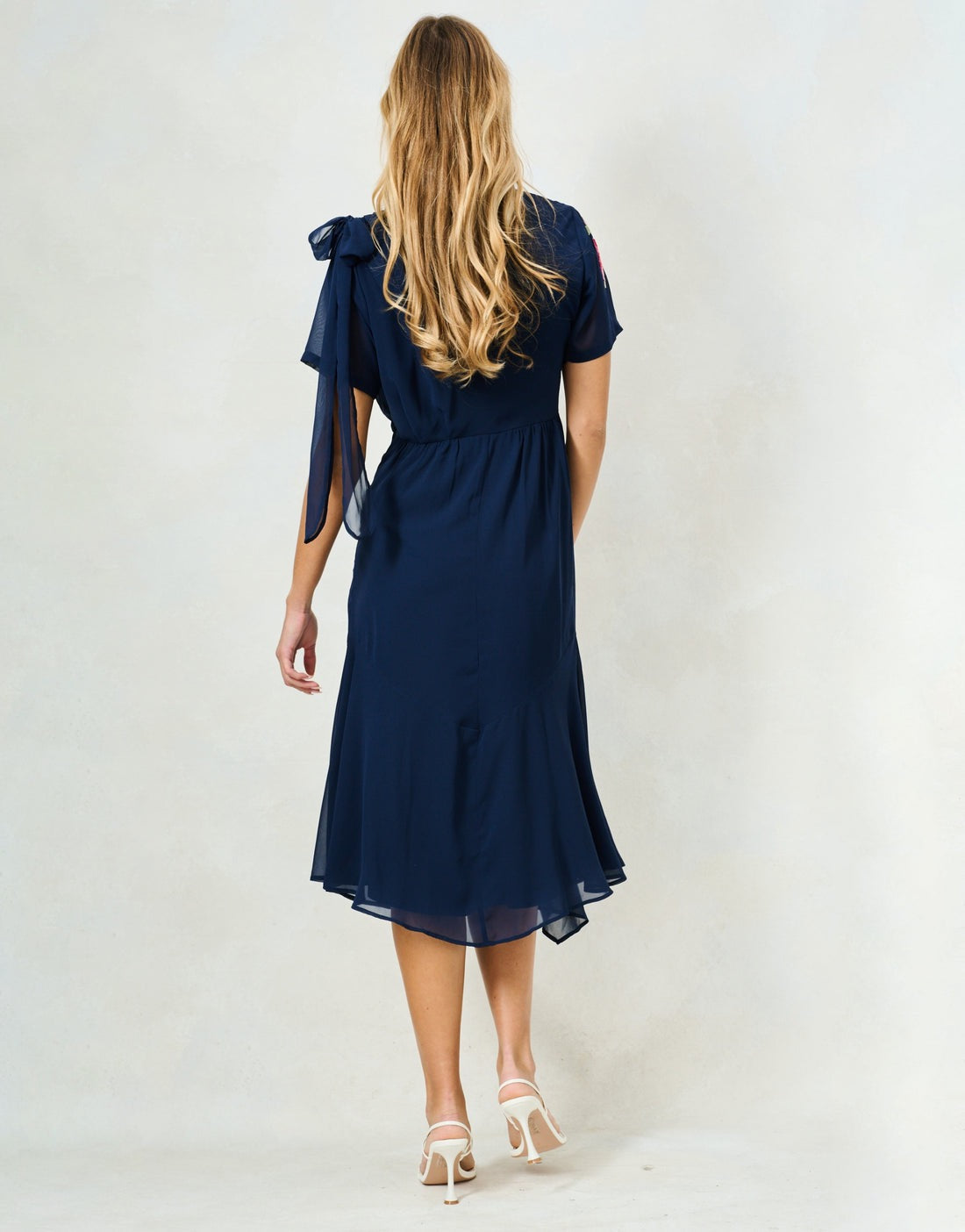 Hope & Ivy The Aubree Dress - Navy