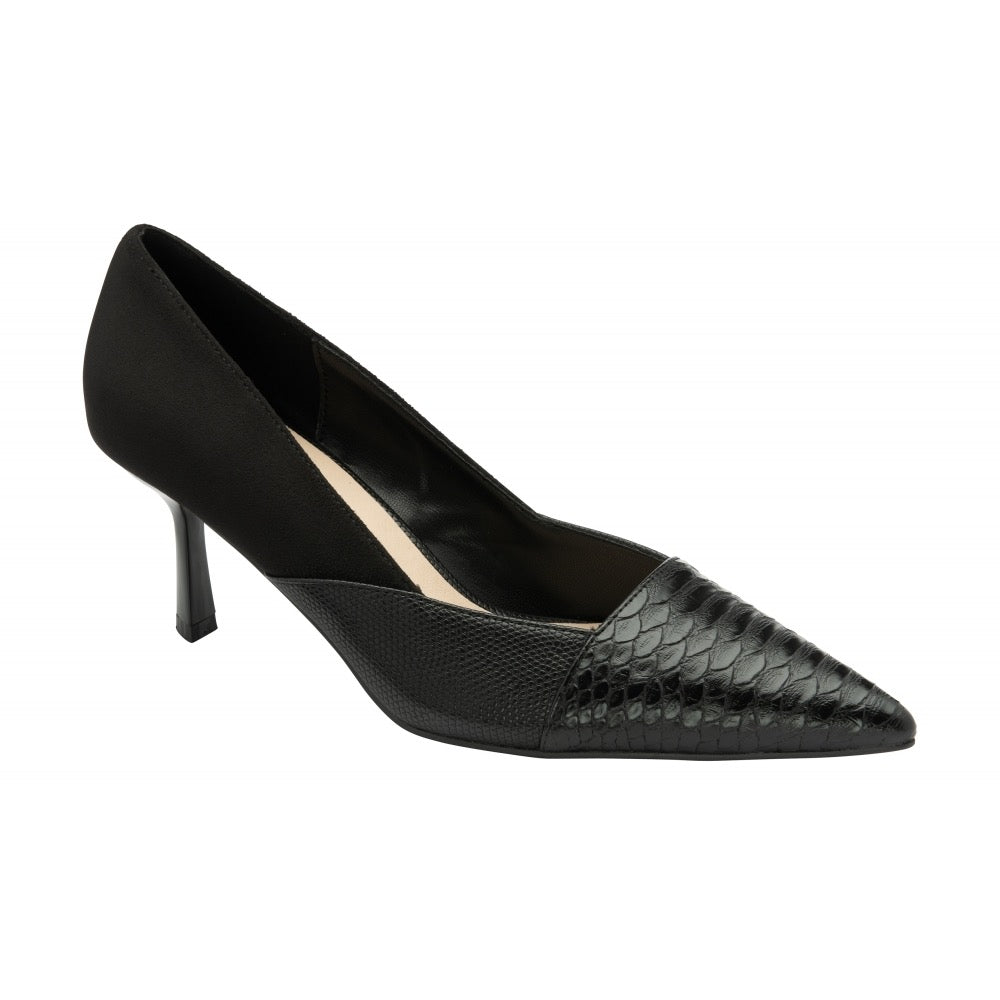 Ravel Black Avie Stiletto Court Shoes