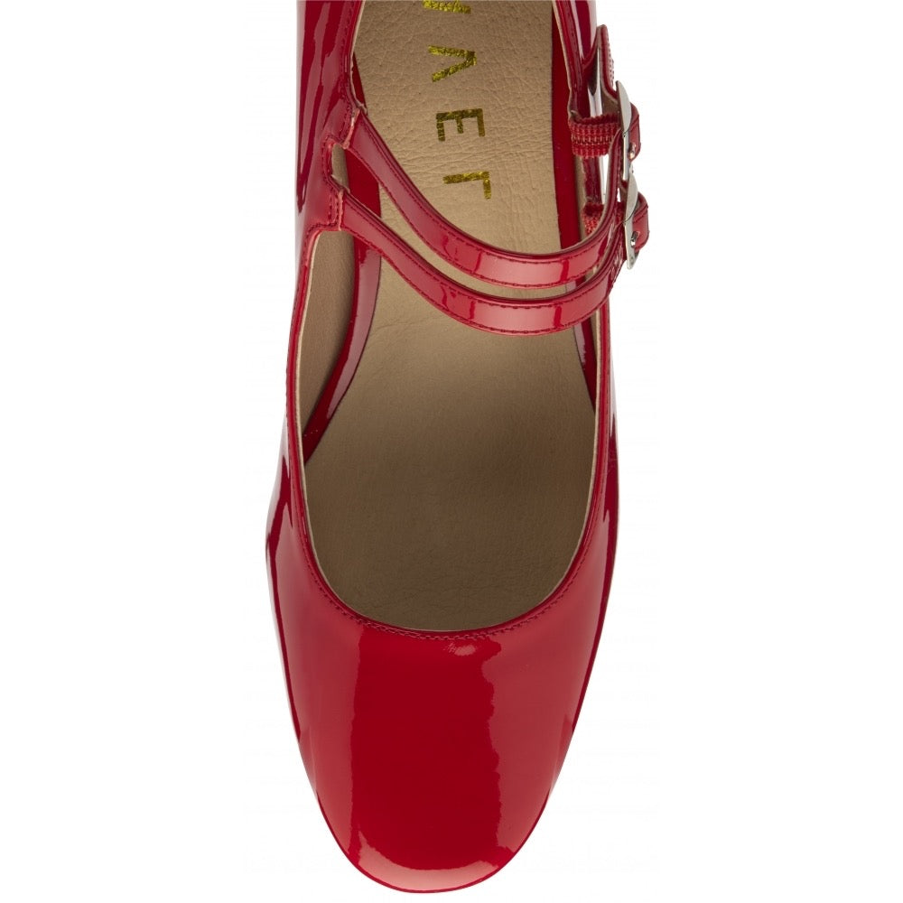 Ravel Red Patent Howth Mary-Jane Shoes